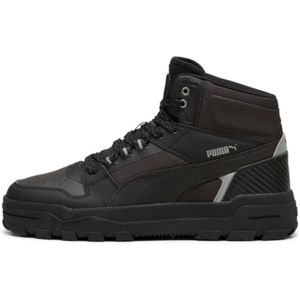 Puma, Schoenen, Heren, Zwart, 43 EU, Leer, Retro High-top Sneakers Stijl Comfort