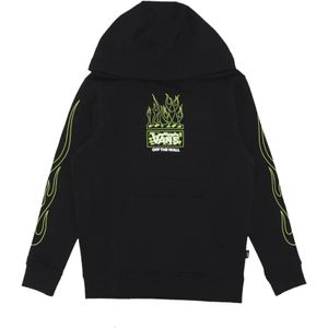 Vans, Sweatshirts & Hoodies, Heren, Zwart, S, Katoen, Neon Flames Hoodie Jongen