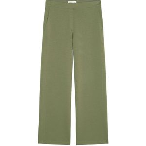 Marc O'Polo, Jersey broek met uitlopende pijpen Groen, Dames, Maat:XL