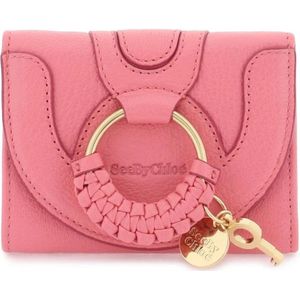 See by Chloé, Accessoires, Dames, Roze, ONE Size, Leer, Wallets Cardholders