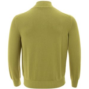 Gran Sasso, Truien, Heren, Groen, L, Katoen, Groene Cardigan Trui