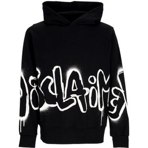 Disclaimer, Sweatshirts & Hoodies, Heren, Zwart, XL, Grote Logo Lichtgewicht Hoodie Zwart