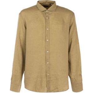 Liu Jo, Overhemden, Heren, Beige, M, Lange mouw overhemd