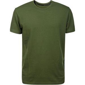Rrd, Macro Groen Katoenen T-Shirt Groen, Heren, Maat:2XL