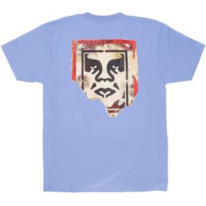 Obey, Tops, Heren, Paars, S, Katoen, Digital Violet Classic Tee Heren T-shirt