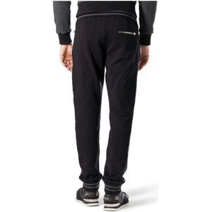 Philipp Plein, Broeken, Heren, Zwart, M, Katoen, Joggingbroek dubbele p