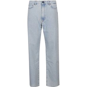 Liviana Conti, Jeans, Dames, Blauw, W27, Denim, Straight Jeans