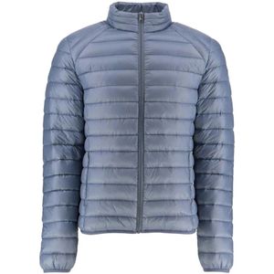 Jott, Jassen, Heren, Blauw, 2Xl, Leer, Getailleerde Lichtgewicht Jas - Blijf Warm en Stijlvol