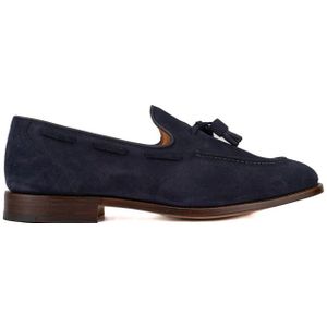 Church's, Schoenen, Heren, Blauw, 43 1/2 EU, Leer, Loafers