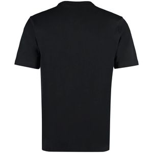 Dickies, Tops, Heren, Zwart, M, Katoen, Logo Katoenen T-shirt