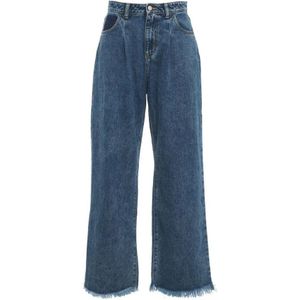 Icon Denim, Jeans, Dames, Blauw, W24, Denim, Blauwe Jeans voor Vrouwen