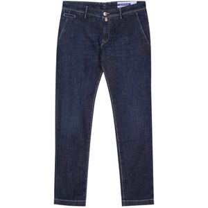 Jacob Cohën, Jeans, Heren, Blauw, W31, Denim, Blauwe Jeans uit Amerika