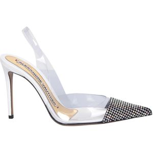 Alexandre Vauthier, Schoenen, Dames, Wit, 38 EU, Witte Hoge Hak Pumps Statement Stuk