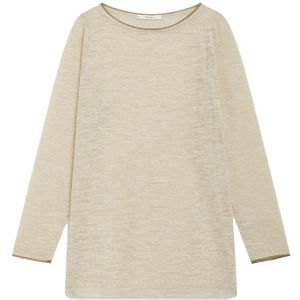 Maliparmi, Maliparmi trui Summer linnen Beige, Dames, Maat:XS