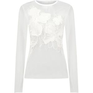 Dondup, Elegante Blouse Wit, Dames, Maat:S