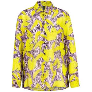 Marc Cain, Bedrukte Viscose Blouse Veelkleurig, Dames, Maat:L