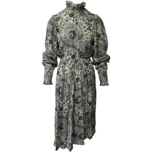 Isabel Marant Pre-owned, Pre-owned, Dames, Veelkleurig, S, Pre-owned Viscose dresses