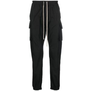 Rick Owens, Cargo Broek - Mastodon CUT #09 Zwart, Heren, Maat:L