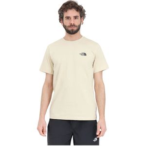 The North Face, T-Shirts Beige, Heren, Maat:2XL