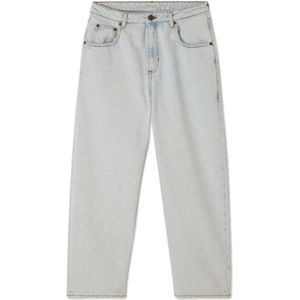American Vintage, Jeans, Dames, Blauw, W28 L30, Katoen, Comfortabele Winter Bleach Jeans