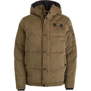 PME Legend, Jassen, Heren, Beige, 2Xl, Corduroy Gobbler Jack met Verstelbare Capuchon