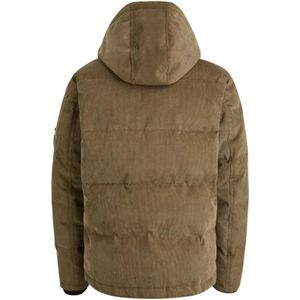 PME Legend, Jassen, Heren, Beige, 2Xl, Corduroy Gobbler Jack met Verstelbare Capuchon