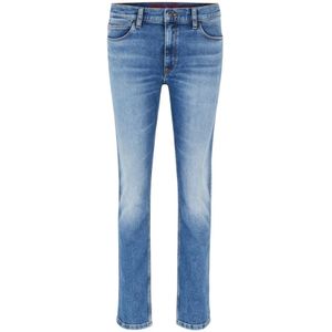 Hugo Boss, Jeans, Heren, Blauw, W34 L34, Skinny jeans