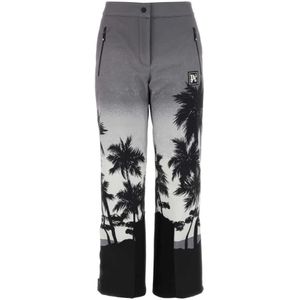 Palm Angels, Gedrukte skibroek Zwart, Dames, Maat:M