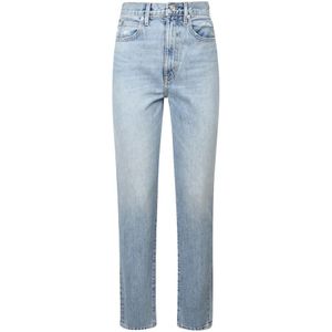 Slvrlake, Jeans, Dames, Blauw, W28, Katoen, Slim-fit Jeans