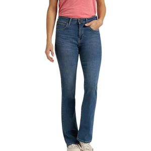 Lee, Jeans, Dames, Blauw, W27, Katoen, Jeans