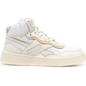 Reebok, Schoenen, Dames, Wit, 37 1/2 EU, Victoria Beckham Dual Court Mid Sneakers