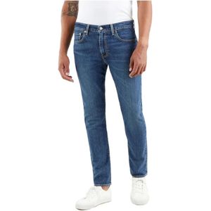 Levi's, Moderne ontwerp jeans met elastische stof Blauw, Heren, Maat:W31 L32