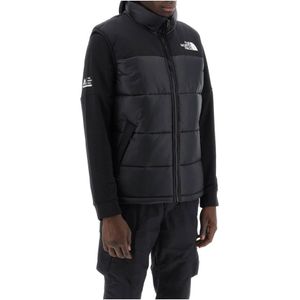 The North Face, Jassen, Heren, Zwart, S, Polyester, Winddichte Gewatteerde Vest met Waterdichte Afwerking