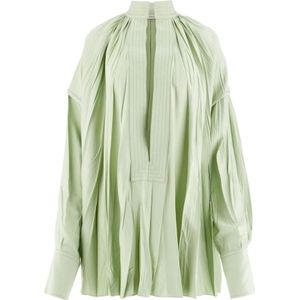 Salvatore Ferragamo, Blouses & Shirts, Dames, Groen, S, Blouses