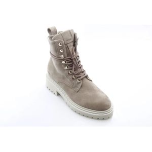 Nubikk, Schoenen, Dames, Beige, 37 EU, Suède, Taupe Suède Veterschoen