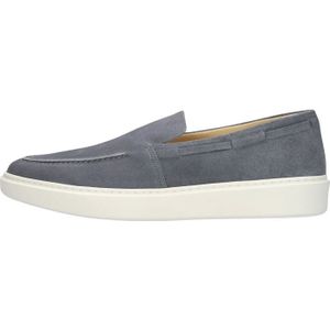 Goosecraft, Schoenen, Heren, Blauw, 41 EU, Suède, Blauwe Suède Loafers