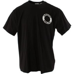 Burberry, Tops, Heren, Zwart, L, Katoen, Oversized Zwart Katoenen T-shirt