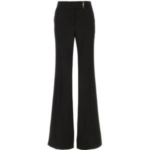 Tom Ford, Luxe Wijde Broek Zwart, Dames, Maat:S