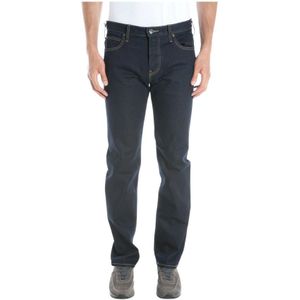 Armani Jeans, Jeans, Heren, Blauw, W32, Katoen, Jeans