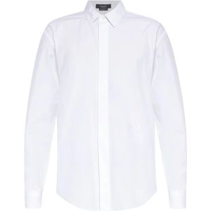 Versace, Overhemden, Heren, Wit, 2Xl, Katoen, Formeel overhemd