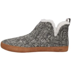 Toms, Schoenen, Dames, Grijs, 38 EU, Leer, Gezellige Grijze Gebreide Pantoffels Lola