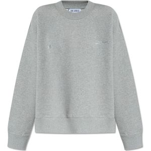 The Attico, Sweatshirts & Hoodies, Dames, Grijs, S, Katoen, Oversized sweatshirt