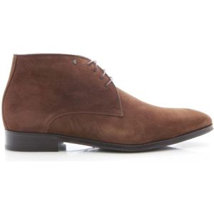 Van Bommel, Schoenen, Heren, Bruin, 40 1/2 EU, Suède, Bruine Suède Nette Schoenen