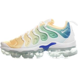 Nike, Witte Lage Sneaker met Air Vapormax Plus Veelkleurig, Dames, Maat:38 EU