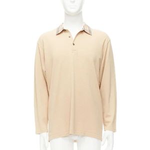 Burberry Vintage, Pre-owned, Dames, Beige, M, Katoen, Pre-owned Cotton tops