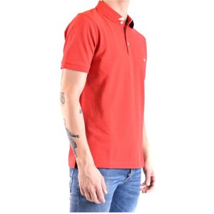 Fay, Tops, Heren, Rood, S, Poloshirt