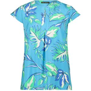 Betty Barclay, Blouses & Shirts, Dames, Veelkleurig, XL, Moderne Slip-on Blouse met Opstaande Kraag