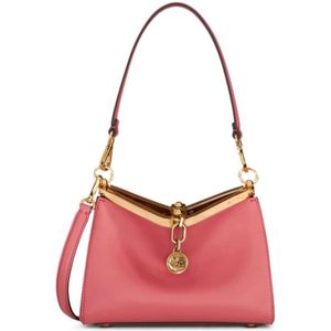 Etro, Roze Mini 'Sail' Tas met Pegasus Motief Roze, Dames, Maat:ONE Size