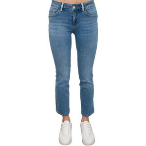 Liu Jo, Jeans, Dames, Blauw, W25, Denim, Blauwe Denim Regular Fit Jeans