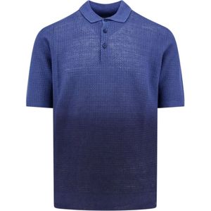 Corneliani, T-Shirts Blauw, Heren, Maat:M